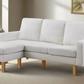 Hillsborough 76" Wide Boucle Sectional Sofa with Reversible Chaise - Available in 3 Colours